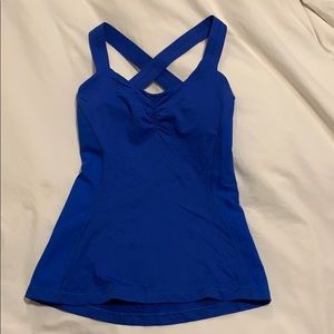 Lululemon royal blue workout top